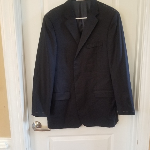 Hickey Freeman Navy Blue jacket size 42L - Picture 3 of 7